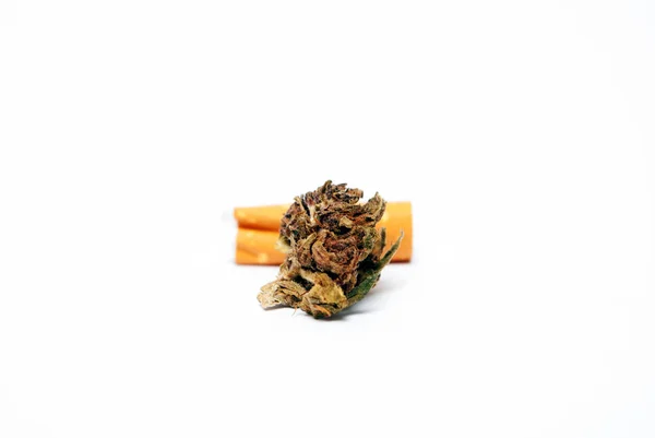 Marihuana-Symbol, Kreis — Stockfoto