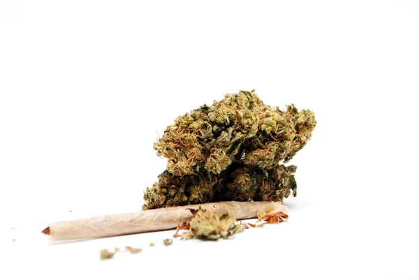 Marihuana-Symbol, Kreis — Stockfoto