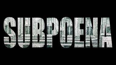 Siyah arka plan üzerinde dolar dokusu ile Mahkeme Celp yazıt