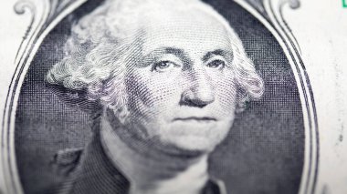 Para, Amerika Birleşik Devletleri 'nden dolar Bill, closeup