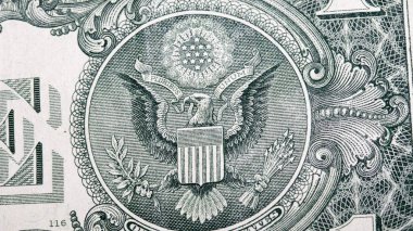 Para, Amerika Birleşik Devletleri 'nden dolar Bill, closeup