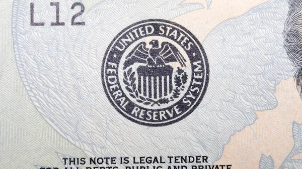 미국에서 지폐의 클로즈업 — 스톡 사진