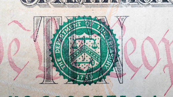 Peníze Closeup Dolarových Směnek Spojených Států Amerických — Stock fotografie