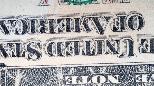 Peníze Closeup Dolarových Směnek Spojených Států Amerických — Stock fotografie