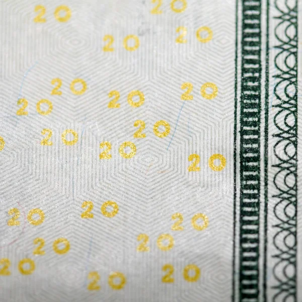 Dinheiro Closeup Dollar Bill Dos Estados Unidos América — Fotografia de Stock