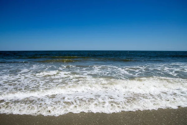 Bela Praia Oceano Paisagem Mar — Fotografia de Stock