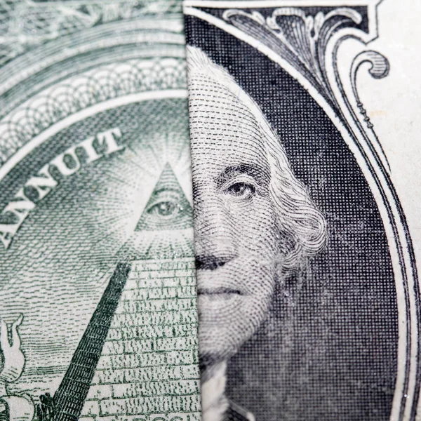 Pengar Närbild Dollar Sedlar Från Amerikas Förenta Stater — Stockfoto