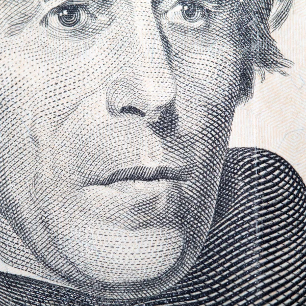 Pengar Närbild Dollar Bill Från Amerikas Förenta Stater — Stockfoto