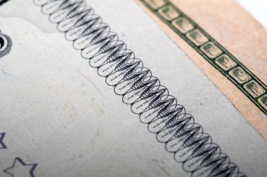 Dolar banknotları yakın çekim görüntüsü