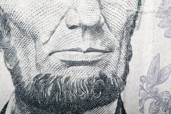 Pénz Closeup Dollar Bill Amerikai Egyesült Államok — Stock Fotó