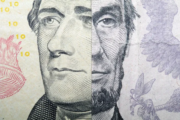 Dinheiro Closeup Dollar Bill Dos Estados Unidos América — Fotografia de Stock
