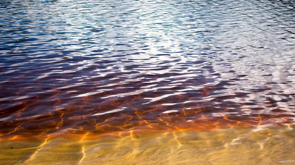 Vacker Lugn Sjö Strand — Stockfoto