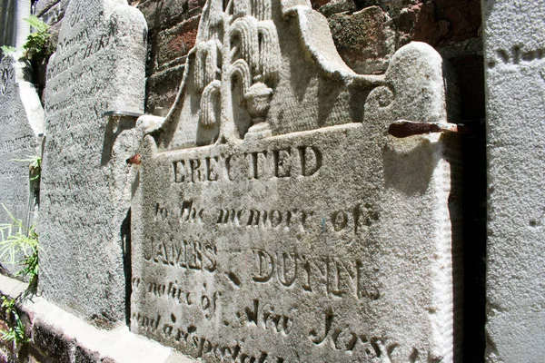 Antiguo Cementerio Con Tumbas Piedra — Foto de Stock