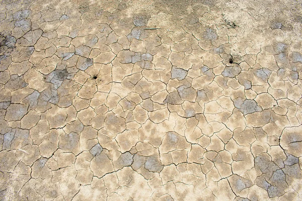 Beige Cracked Ground Texture Natural Background — Stock Photo, Image