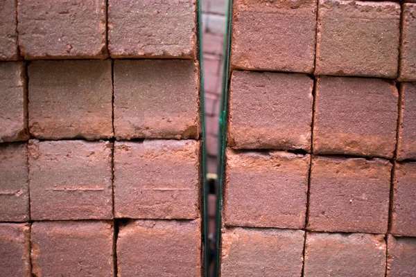 Bricks Building Stacked Piles — Stock Photo, Image