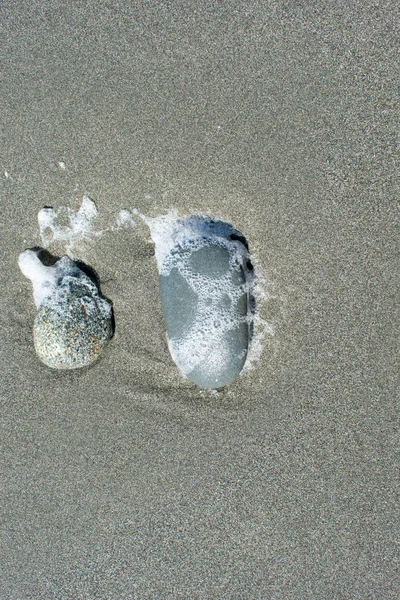 海边有石头 — 图库照片