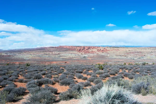 Mountain Desert Landscape Rocks Grass — Stock Photo, Image