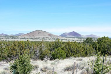 Dağların manzarası, doğal arkaplan