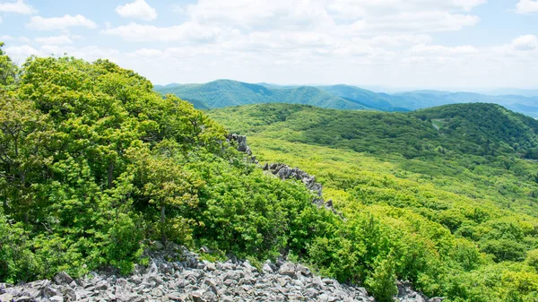 Montanhas Paisagem Fundo Natural — Fotografia de Stock