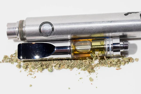 Marijuana Vape Vaping Cannabis Oil — Stok Foto