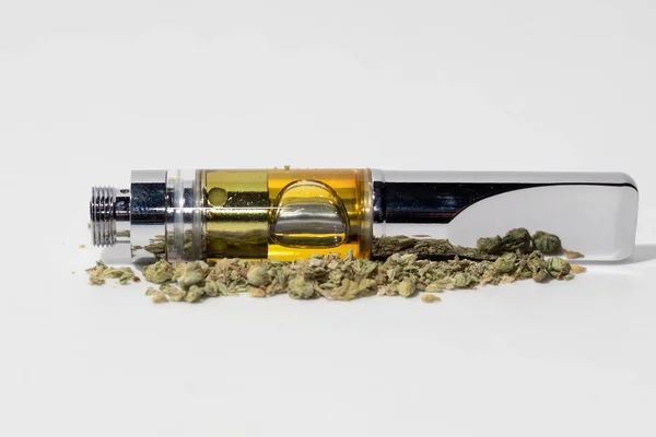 Marijuana Vape Vaping Cannabis Oil — Stok Foto