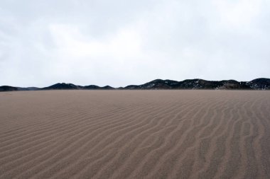 Dağların manzarası, doğal arkaplan