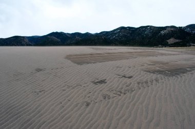 Dağların manzarası, doğal arkaplan