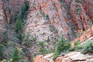 Kayalık dağlar arka plan, doğa manzara