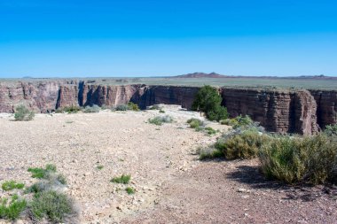 Kayalık dağlar arka plan, doğa manzara