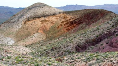 Kayalık dağlar arka plan, doğa manzara