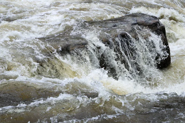 Водоспади Швидка Річкова Вода Камінням — стокове фото