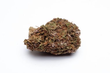 Kurutulmuş marijuana. Uyuşturucu bağımlılığı kavramı. Tıbbi esrar kavramı 