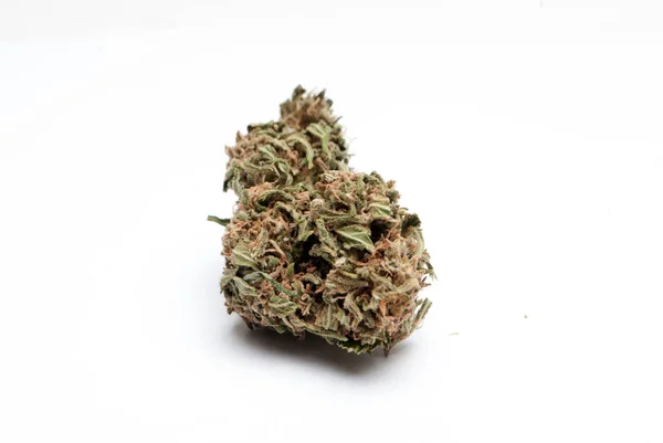 Gedroogde Marihuana Lichte Achtergrond Drugsverslaving Concept Medisch Marihuana Concept — Stockfoto