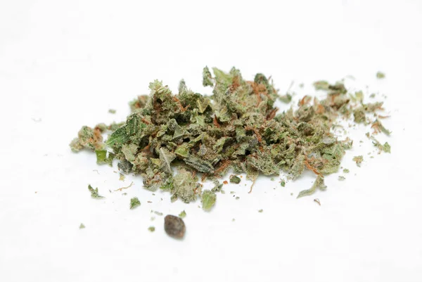 Tørret Marihuana Stofmisbrugskonceptet Medicinsk Marihuana Koncept - Stock-foto