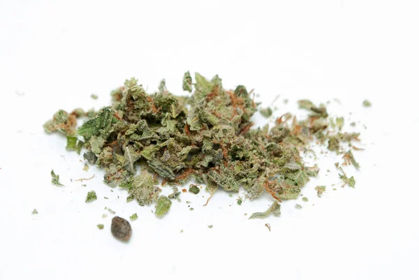 Torkad Marijuana Narkotika Missbruk Koncept Medicinsk Marijuana Koncept — Stockfoto