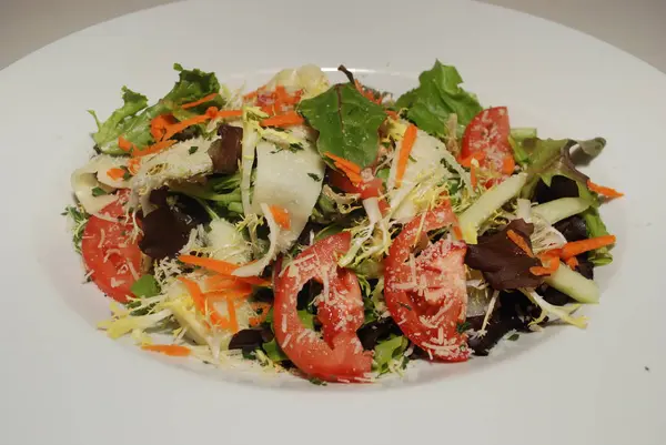 Salată Brânză Legume — Fotografie, imagine de stoc