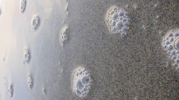 Морская Вода Пенными Пузырьками — стоковое фото
