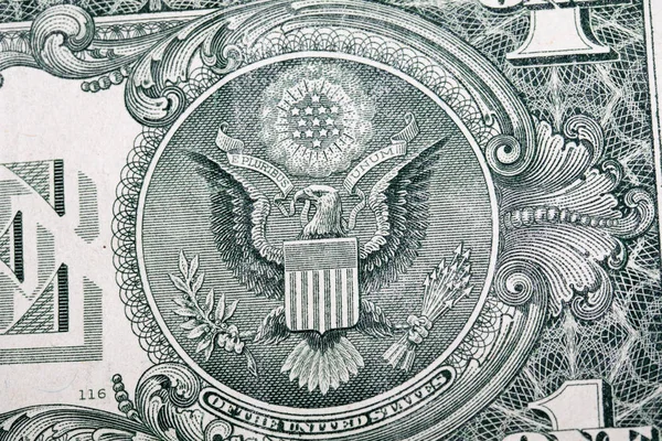美利坚合众国美元钞票特写 — 图库照片