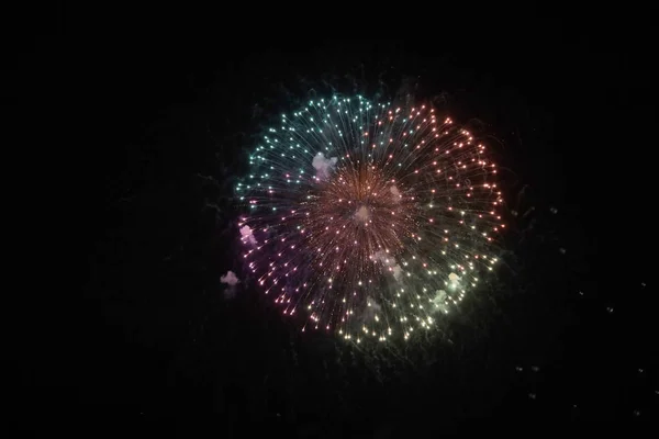 Fireworks Celebration Explosion Bright Colors — Stock Photo, Image