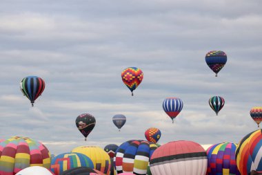 Albuquerque Uluslararası Balon Fiesta sıcak hava balonları, New Mexico