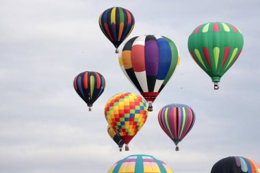Albuquerque Uluslararası Balon Fiesta sıcak hava balonları, New Mexico