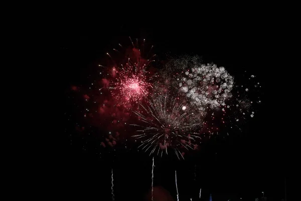 Feuerwerk Explosion Heller Farben — Stockfoto