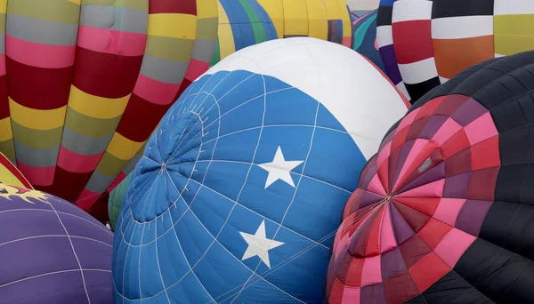 Hőlégballonok Albuquerque Nemzetközi Balloon Fiesta Mexikó — Stock Fotó