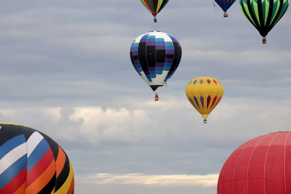 Heißluftballons Auf Dem Albuquerque Internationalen Ballon Fiesta New Mexico — Stockfoto