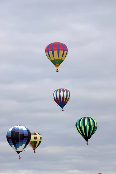 Heißluftballons Auf Dem Albuquerque Internationalen Ballon Fiesta New Mexico — Stockfoto