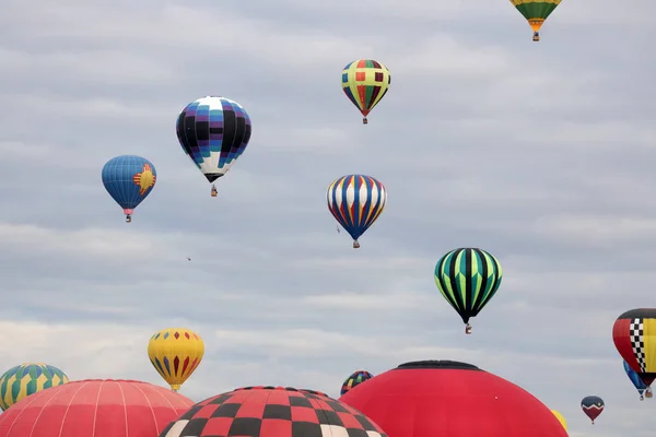 Hete Lucht Ballonnen Albuquerque International Balloon Fiesta New Mexico — Stockfoto