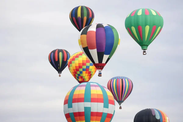 Heißluftballons Auf Dem Albuquerque Internationalen Ballon Fiesta New Mexico — Stockfoto