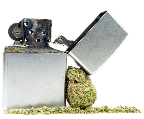 Marihuana Cannabis Drugs Studio Stilleven — Stockfoto