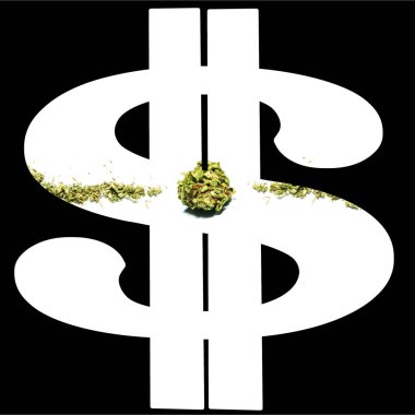 Esrar ve Esrar, kavramsal poster. İlaçlar ve sağlık.