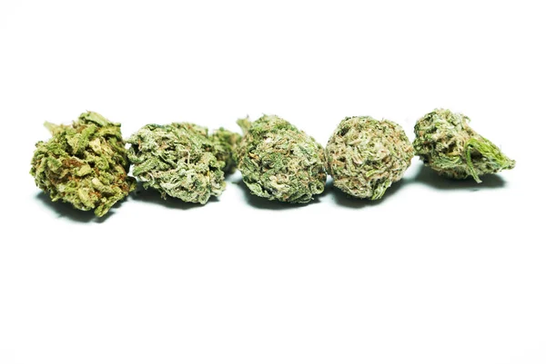 Kuivattua Marihuanaa Huumeriippuvuuden Käsite Lääkekannabiksen Käsite — kuvapankkivalokuva